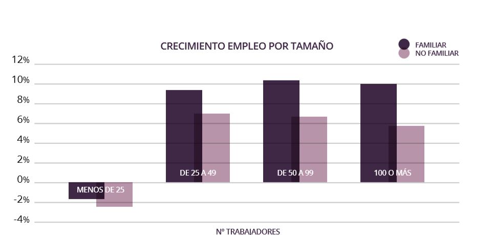 Crecimiento De Empleo Por Tamaño | JDA